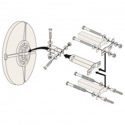 Miroir multi-usage diamètre 600 mm Vialux 9060