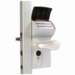 Serrure en applique à code électronique Locinox P00015563-SILV