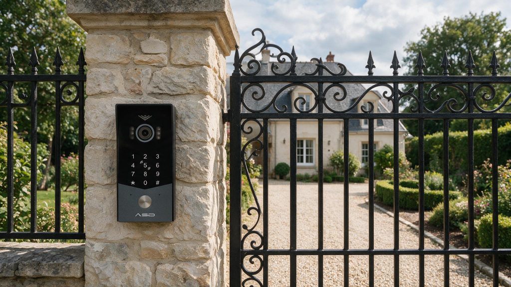 Boitier d'interphone portail electrique
