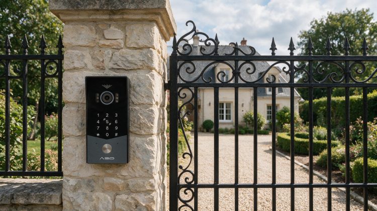 Boitier d'interphone portail electrique